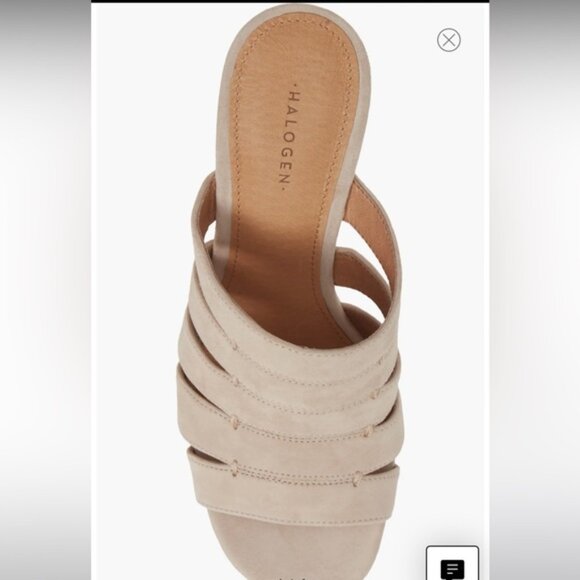 Halogen ~ Annabelle ~ Womens Size 9.5 ~ Open Toe Wedge Sandal - Picture 13 of 14